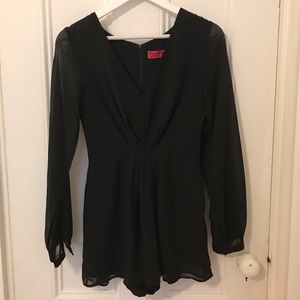 Boohoo Black Romper